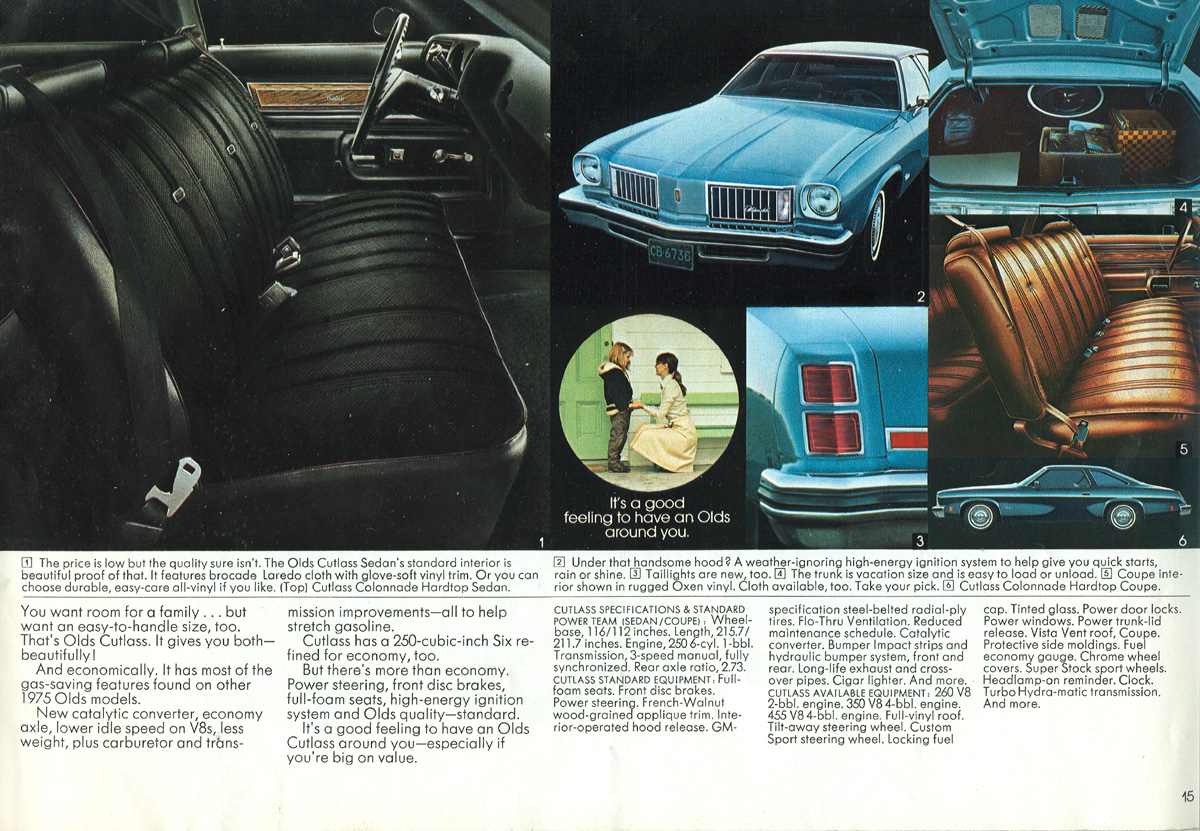 1975 Oldsmobile Full-Line Brochure Page 29